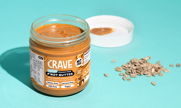 CRAVE goes peanut-free with new free-from nuts P’Not Butter